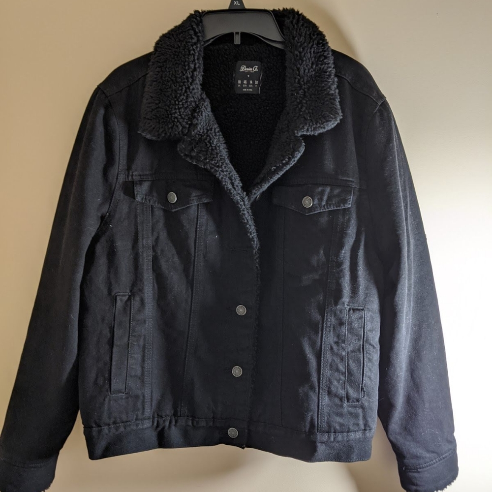 Denim & Co. Sherpa Lined Denim Jacket